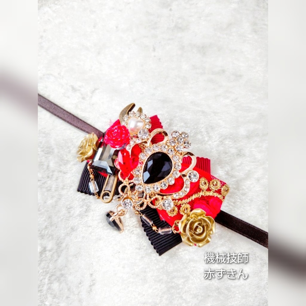 非公式 第五人格 キャラクターモチーフ ぬいぐるみ用 レトロ風リボンアクセサリー