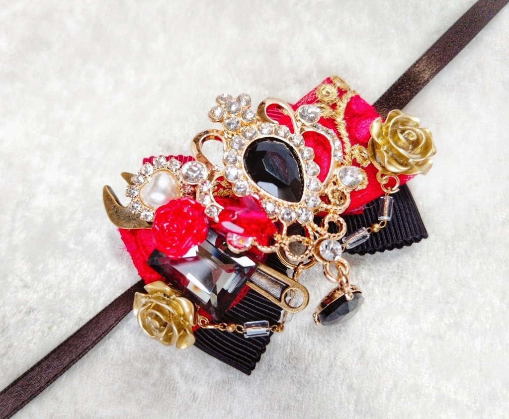 非公式 第五人格 キャラクターモチーフ ぬいぐるみ用 レトロ風リボンアクセサリー