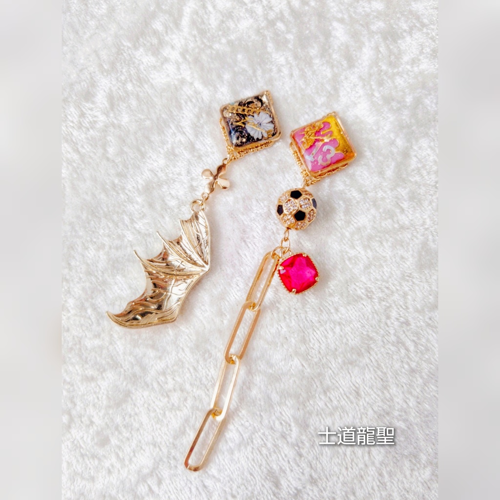 8/27 青春エゴイズム頒布 ブルーロック キャラクターモチーフ イヤリングピアス