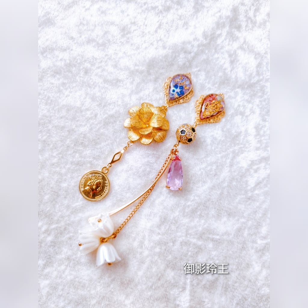 8/27 青春エゴイズム頒布 ブルーロック キャラクターモチーフ イヤリングピアス