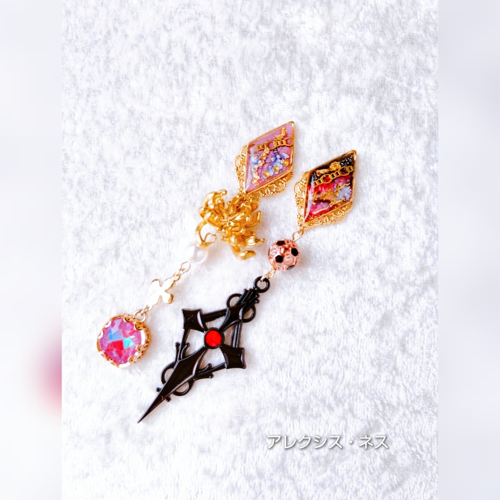 8/27 青春エゴイズム頒布 ブルーロック キャラクターモチーフ イヤリングピアス