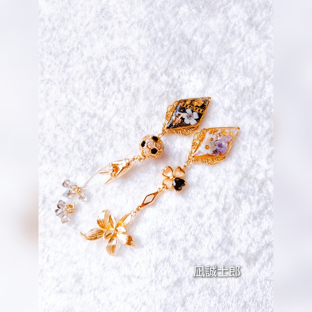 8/27 青春エゴイズム頒布 ブルーロック キャラクターモチーフ イヤリングピアス