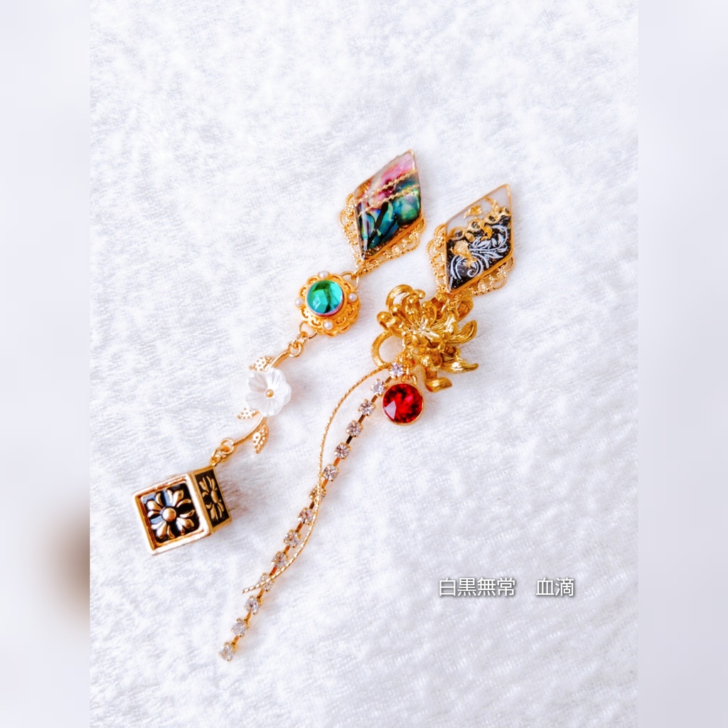 9月残狂頒布予定 非公式第五人格キャラクターモチーフ イヤリングピアス