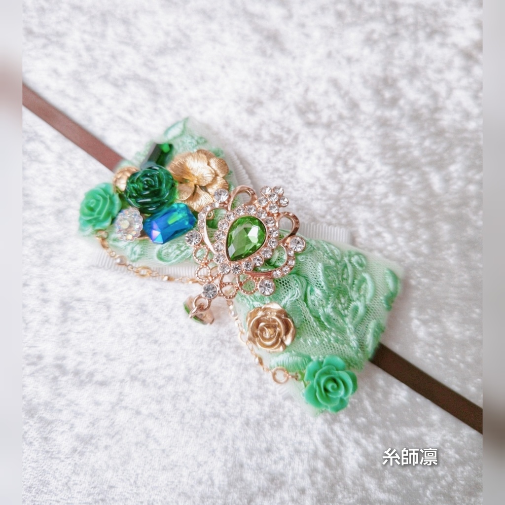 非公式 ブルーロック 原画展 大正浪漫風ぬいぐるみ用リボン 大きめサイズ