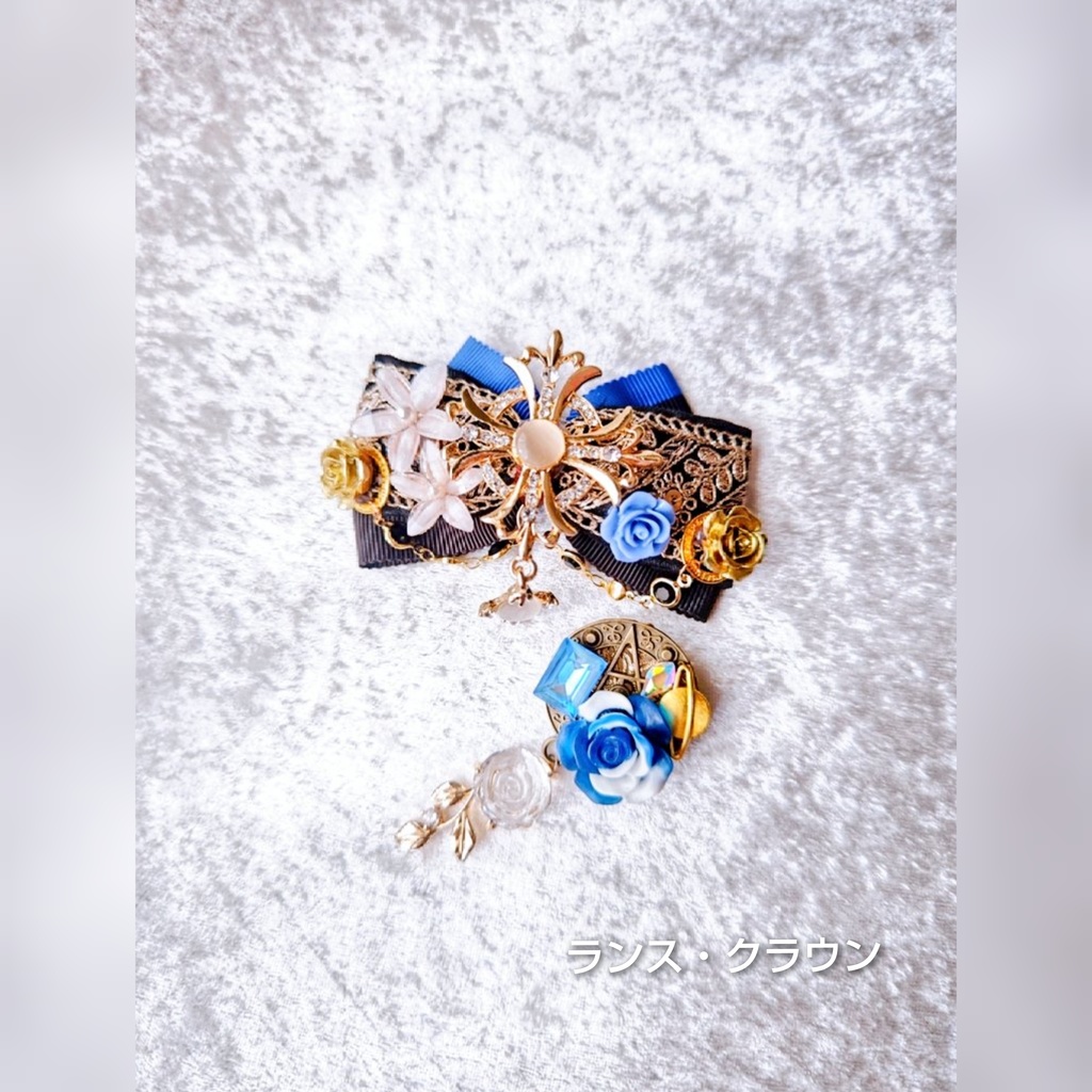 非公式 マッシュル キャラクターモチーフ リボンブローチ