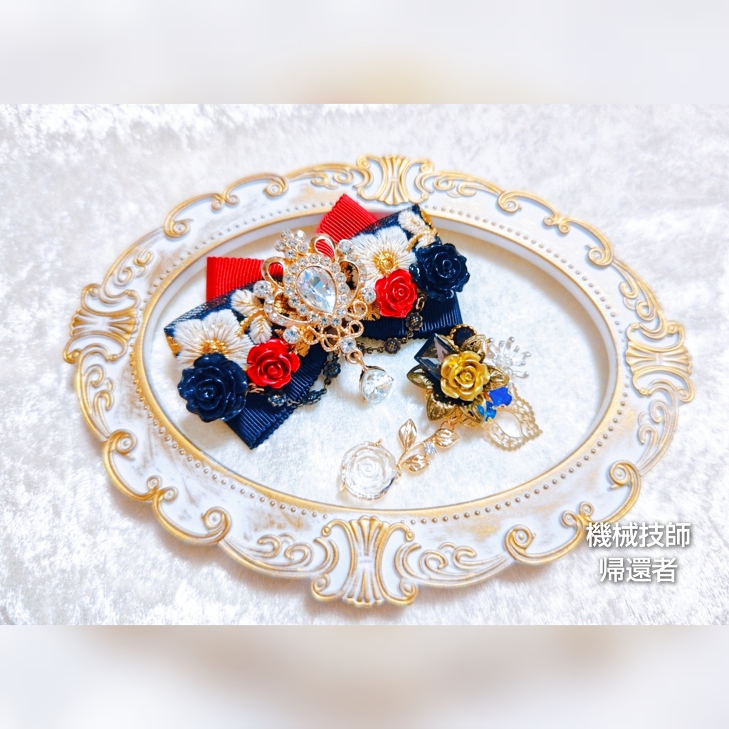 値下げ 非公式 第五人格 キャラクター リボンブローチ サバイバーver.