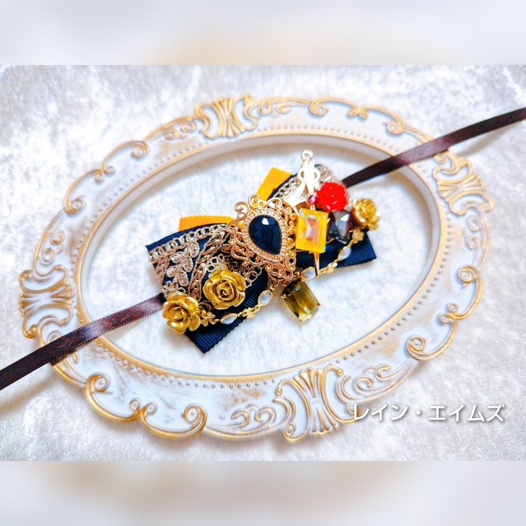 5月頒布予定 非公式 マッシュル MASHLE キャラクター モチーフ 大正浪漫風ぬいぐるみ用リボン アクセサリー