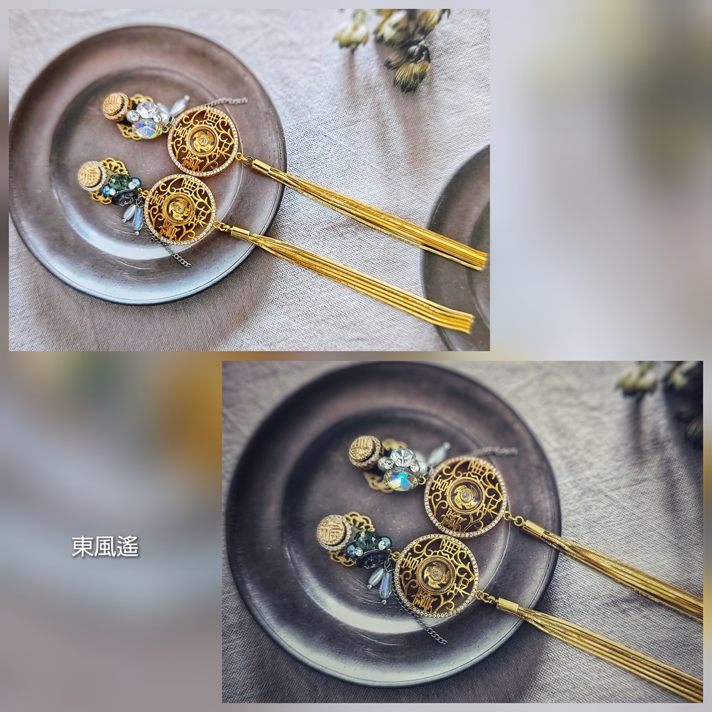 SALE始めました! 非公式 第五人格 白黒無常 タッセルイヤリング