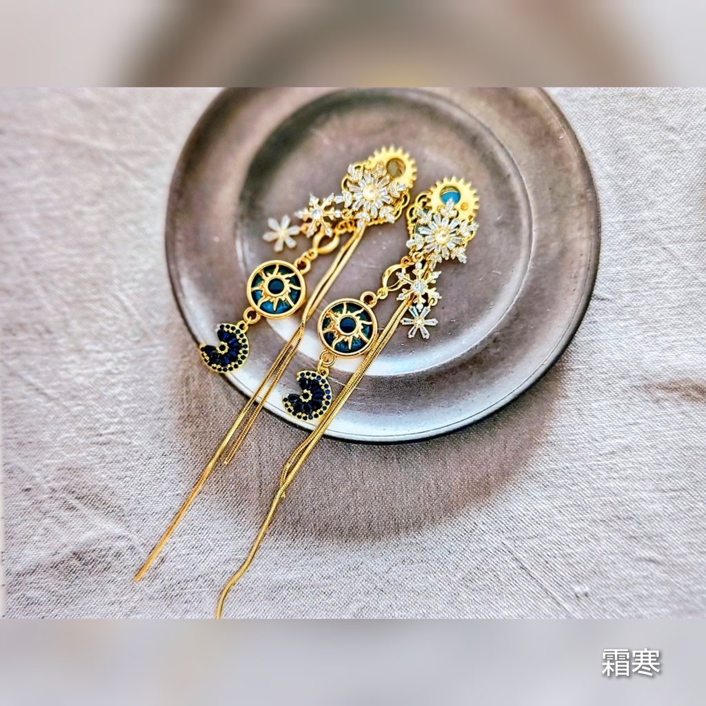 SALE始めました! 非公式 第五人格 白黒無常 タッセルイヤリング