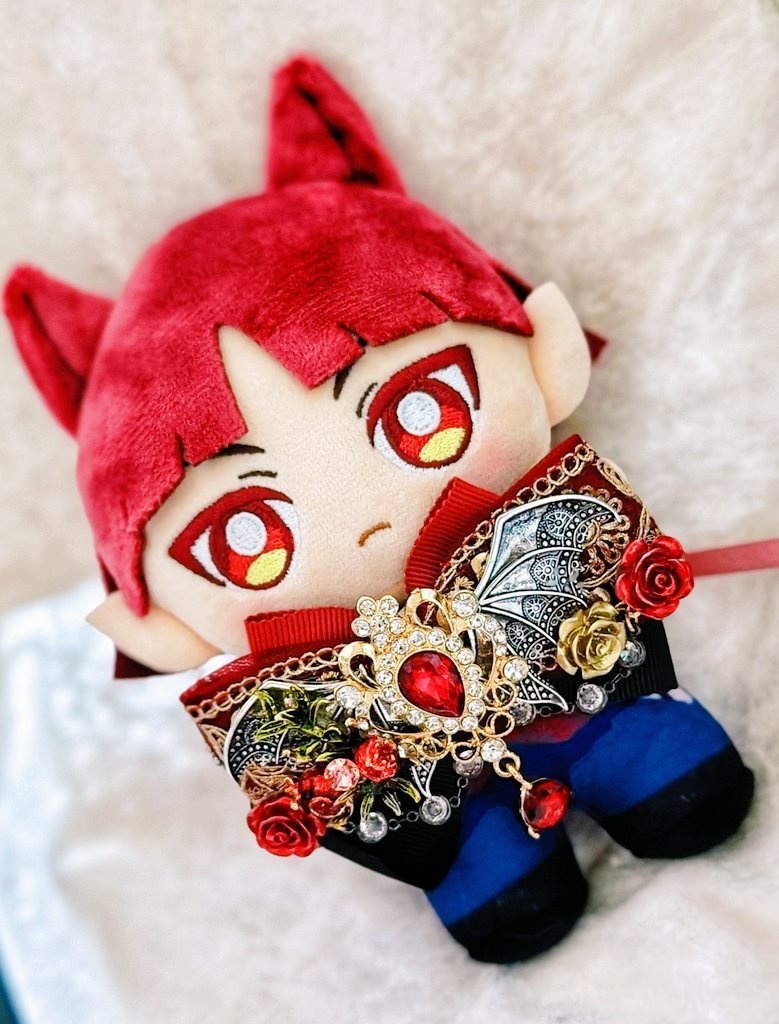 SALE始めました!! 非公式 魔入りました入間くん モチーフ ぬいぐるみ用リボンアクセサリー