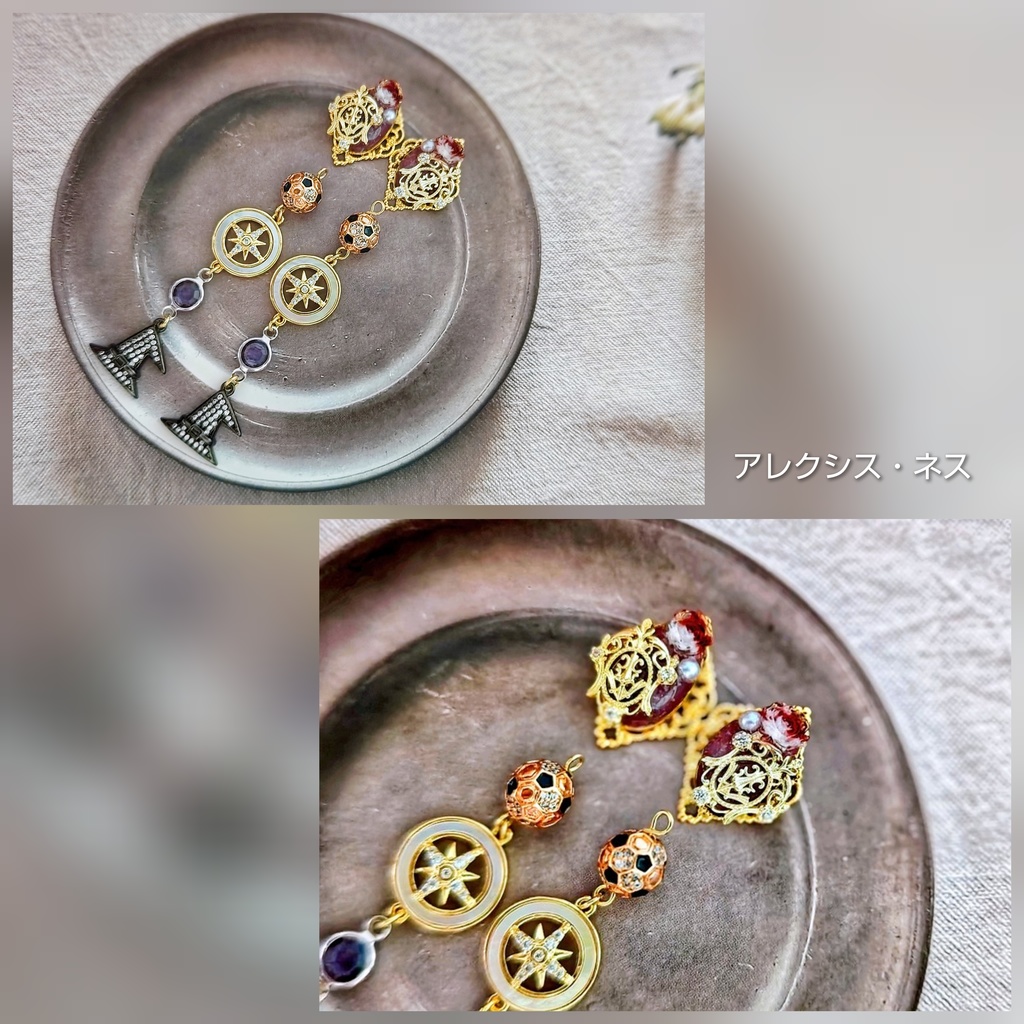 SALE始めました!! 月スパコミ頒布 非公式 ブルーロック キャラクター イヤリングピアス