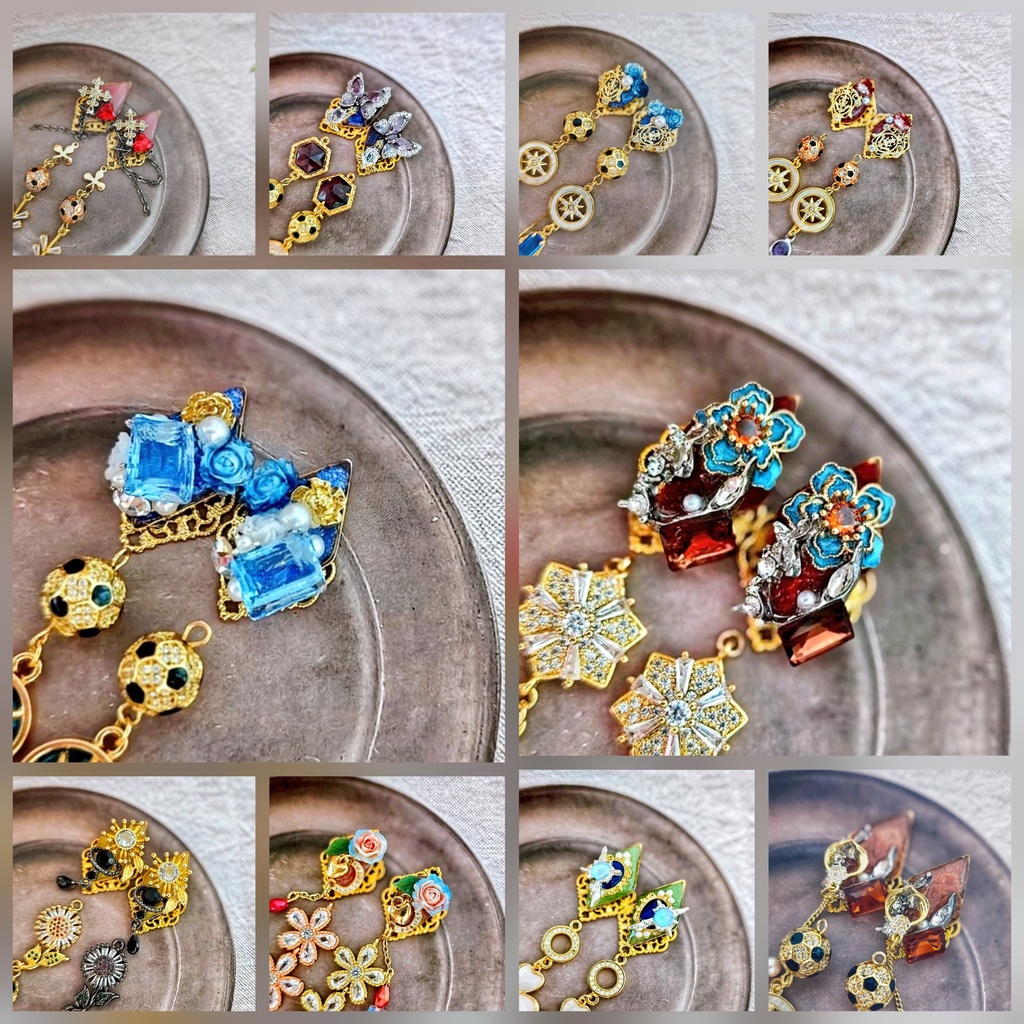 SALE始めました!! 月スパコミ頒布 非公式 ブルーロック キャラクター イヤリングピアス