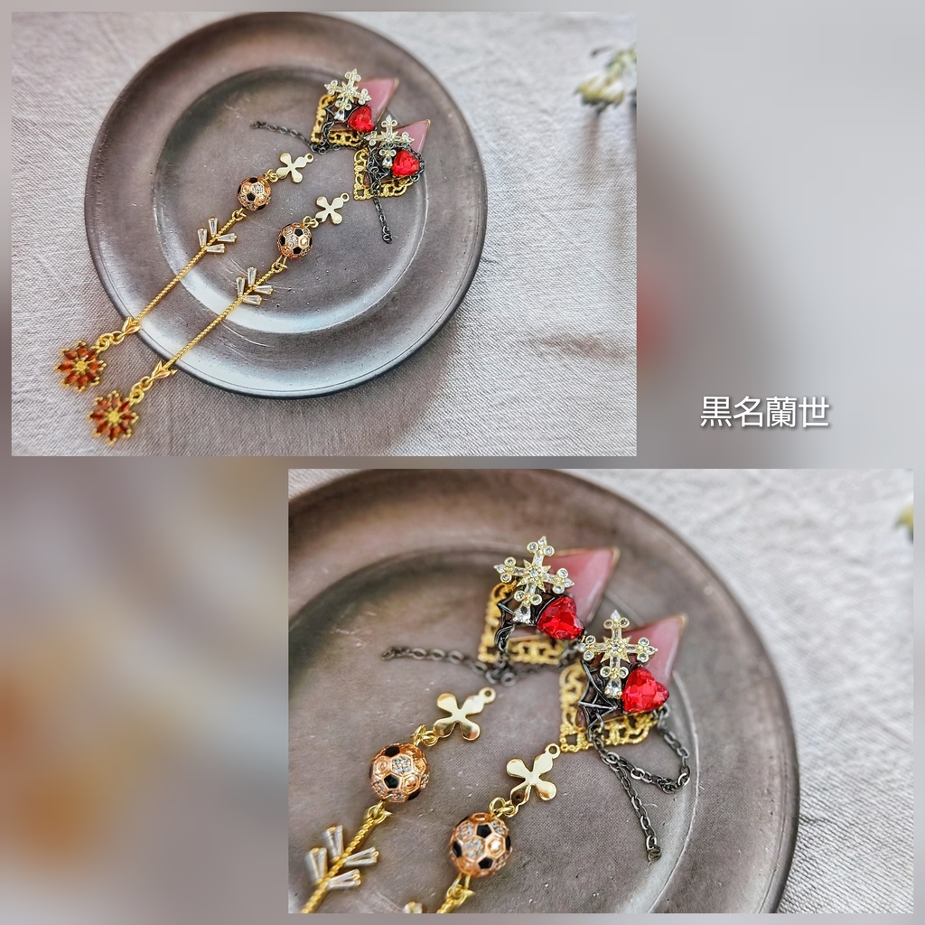 SALE始めました!! 月スパコミ頒布 非公式 ブルーロック キャラクター イヤリングピアス