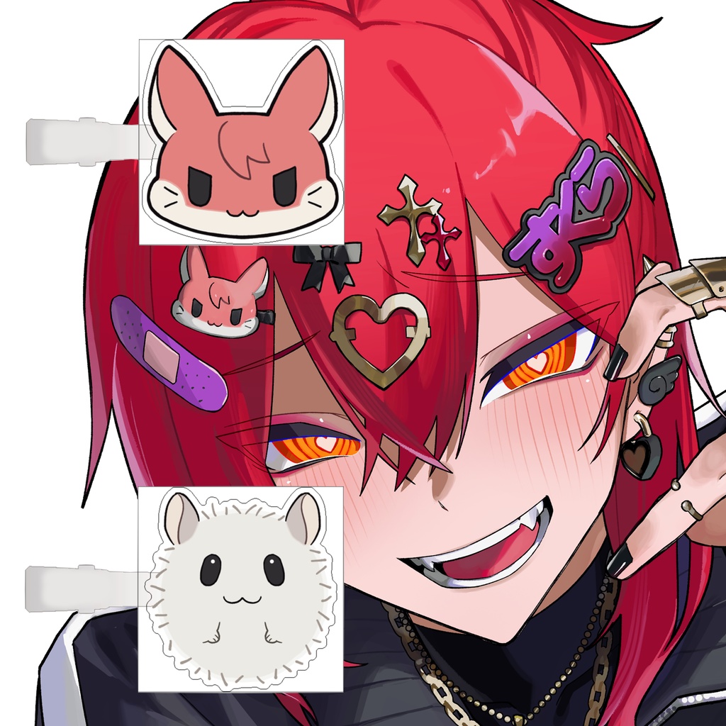 【受注生産】スクチラ&オタチラ 日用品グッズ【マステ&ヘアピン】