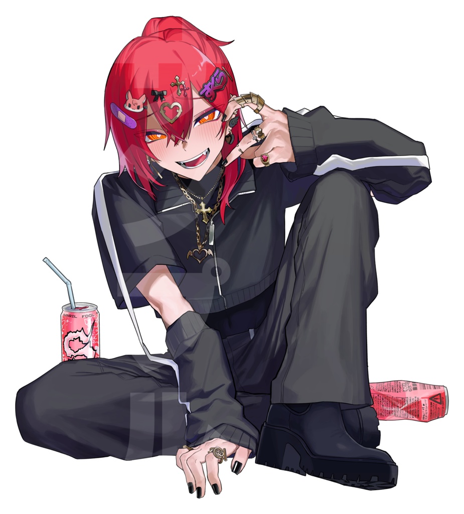 【受注生産】地雷系スクラ【アクリルスタンド】