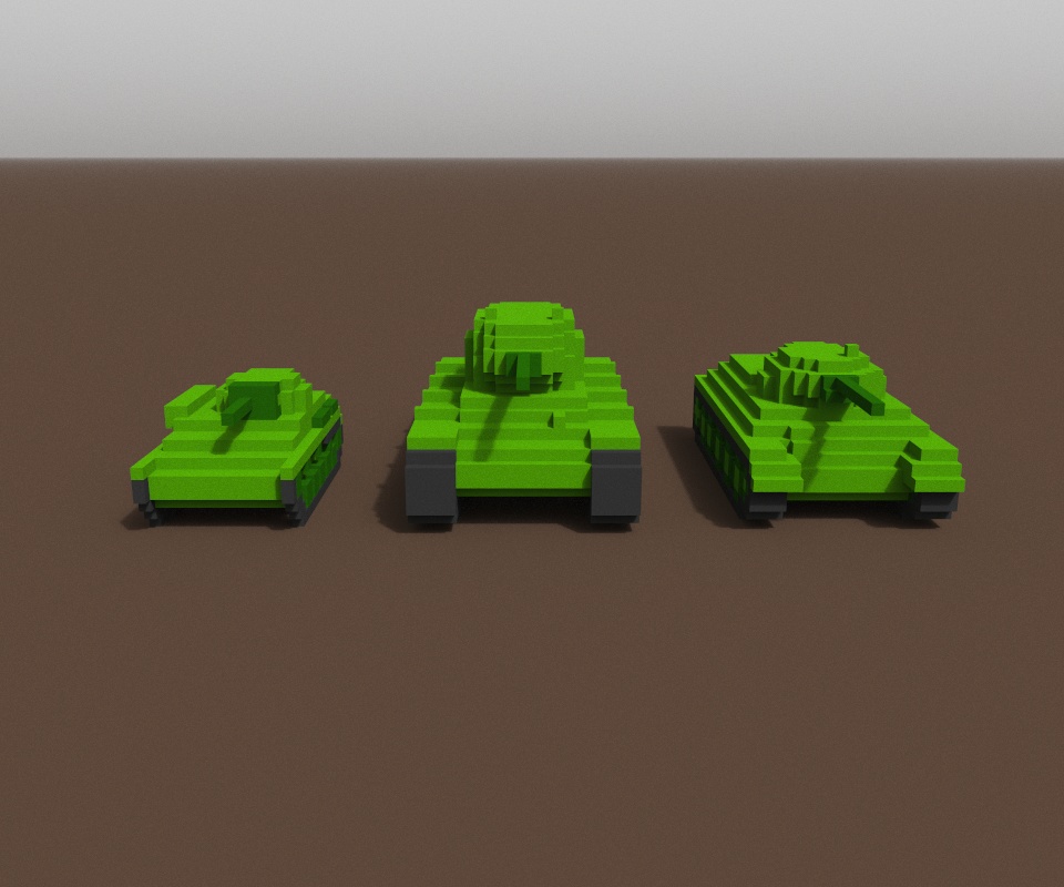 ボクセル戦車 独ソ戦編 お試し版