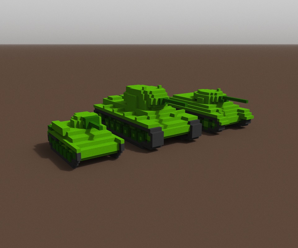 ボクセル戦車 独ソ戦編 お試し版