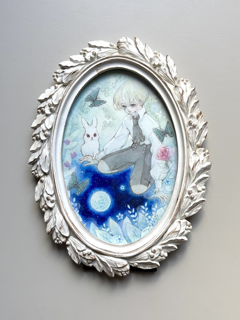 水彩画　星の記憶