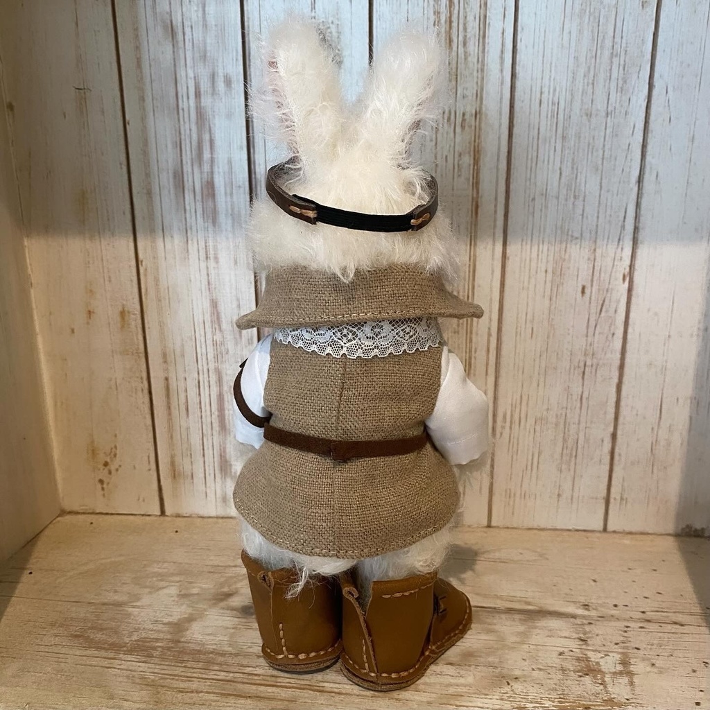 ぬいぐるみテディベア 銀色月の月兎・月優斗くん