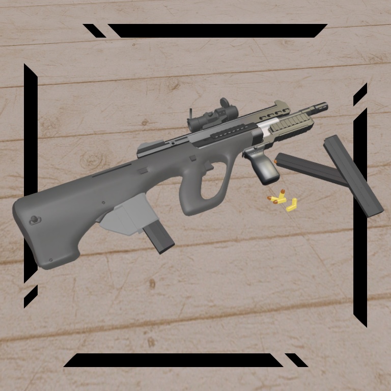 「MA対応」「VRChat用」ANG para 9mm SMG「射撃・装填ギミック搭載」
