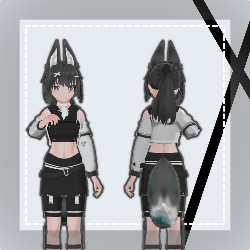 【発売記念セール5/22~5/31】オリジナル3Dモデル【ネノエ-NENOE】 - 狐堅製作所 - 2/6