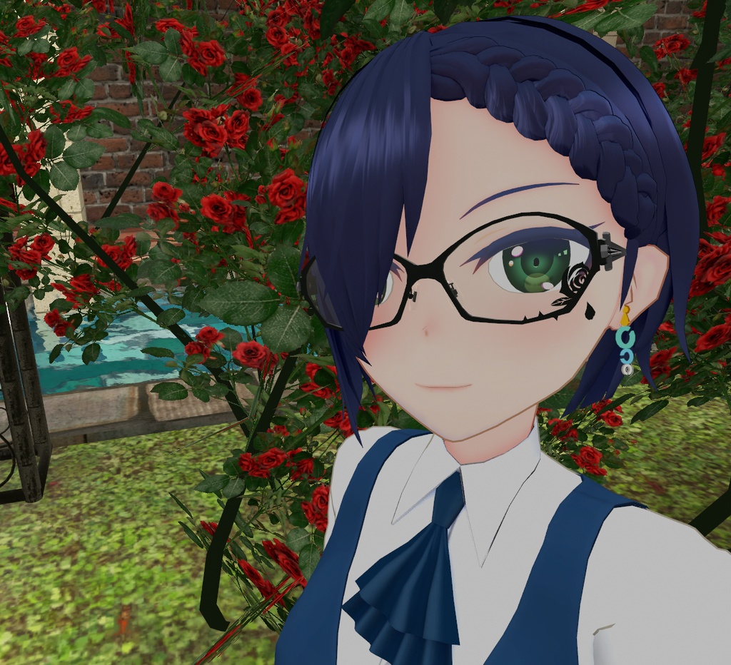 薔薇の眼鏡(SHG-21-0301_rose)