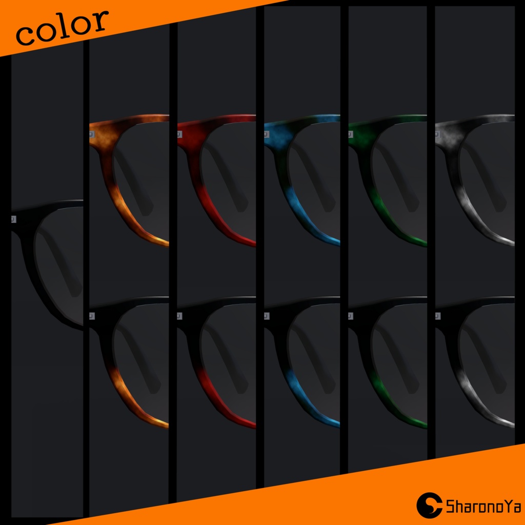 キーホールブリッジの眼鏡(SHG-21-1001_keyhole)