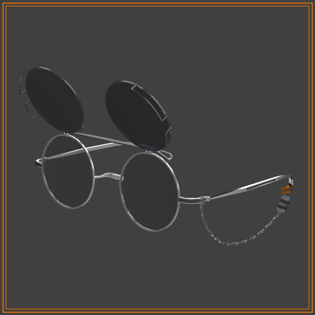 フリップアップ眼鏡(SHG-22-0101_flip)