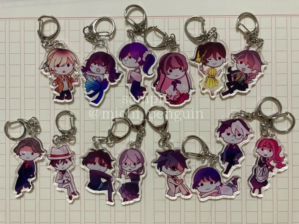 【在る■】二周年記念デフォルメアクキー【受注生産】