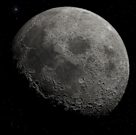 月 the moon