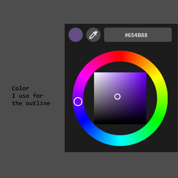 Layered Blue to Pink VRoid Hair Texture
