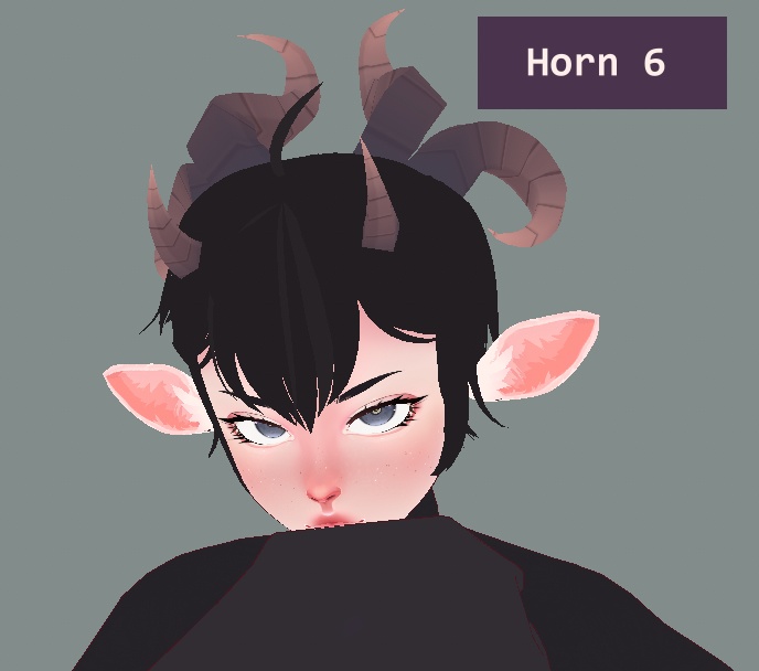 mooshibee Horn Textures -VRoid Hair Texture