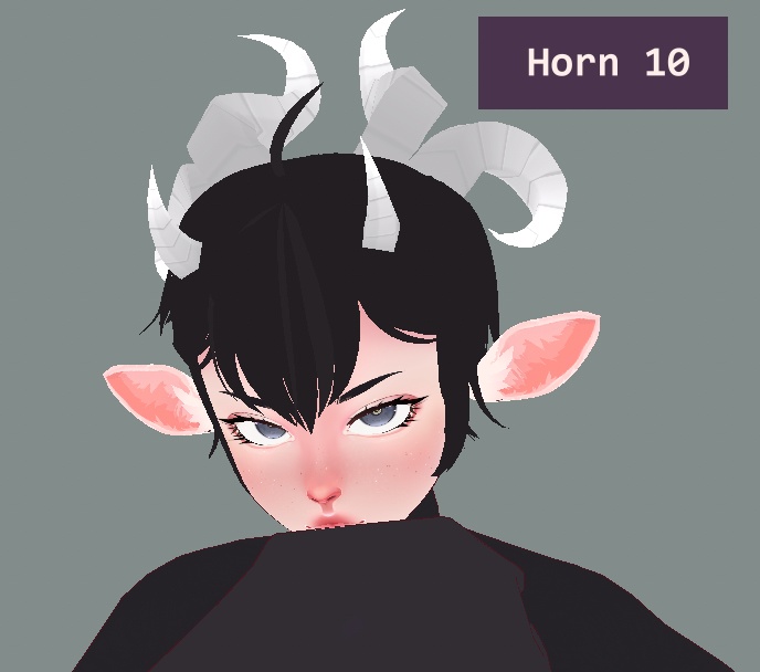 mooshibee Horn Textures -VRoid Hair Texture