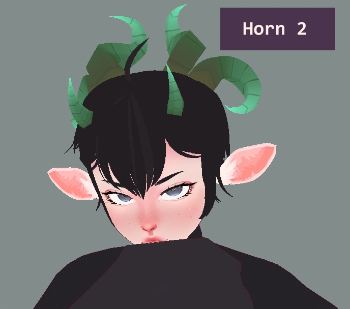 mooshibee Horn Textures -VRoid Hair Texture