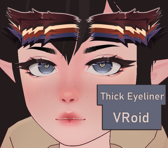 Thick Eyeliner - Vroid Texture