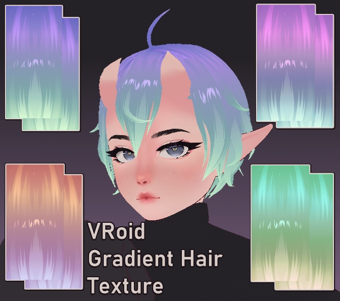 Gradient Hair Texture - VRoid