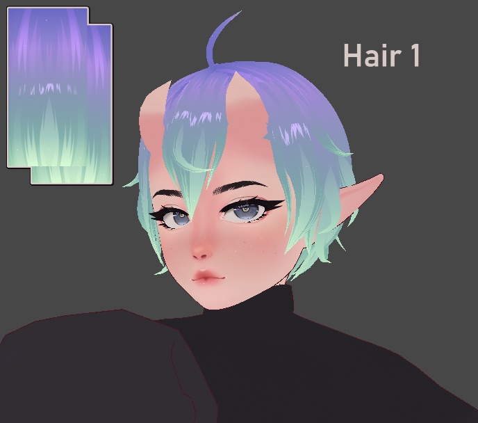 Gradient Hair Texture - VRoid