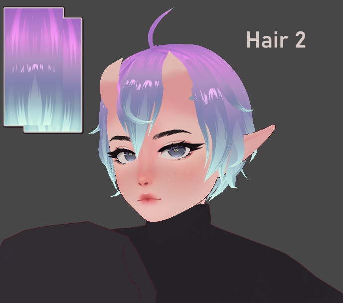 Gradient Hair Texture - VRoid