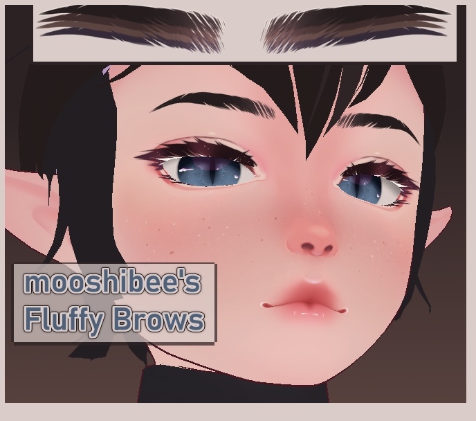mooshibee's Fluffy Brows - VRoid Texture