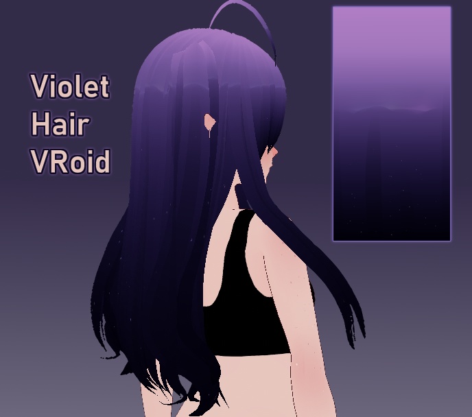 Violet Hair - Vroid