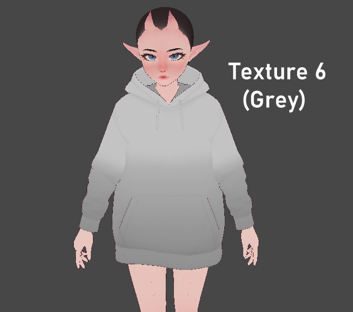 Simple Ombré Hoodie - VRoid