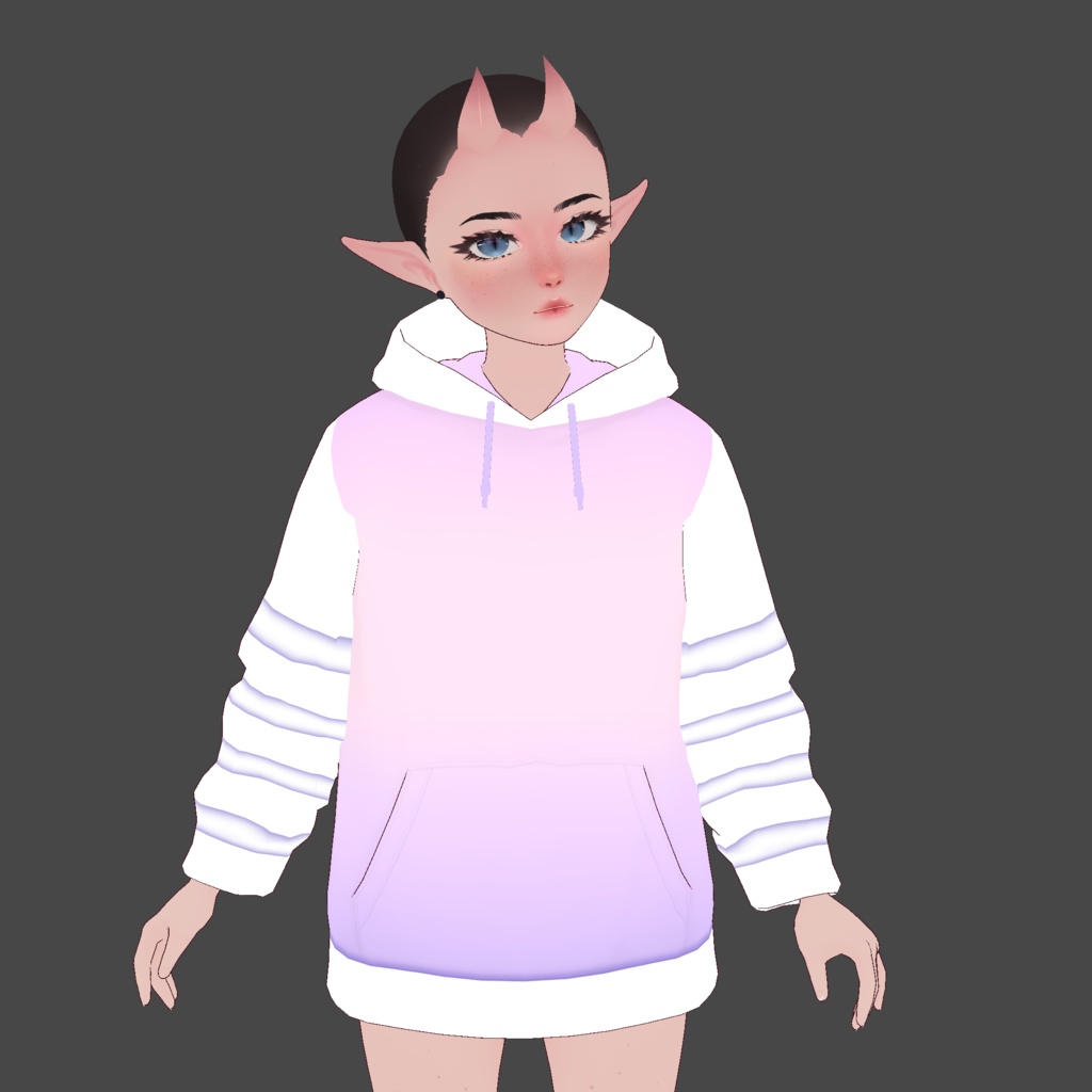 Pastel Hoodie - VRoid