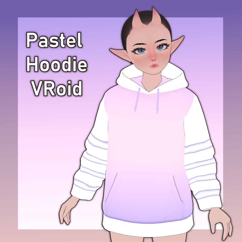Pastel Hoodie - VRoid