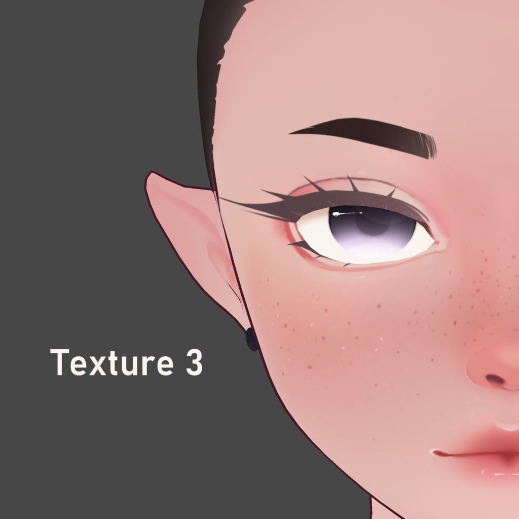 Cat Eyeliner V2 - VRoid Texture Pack