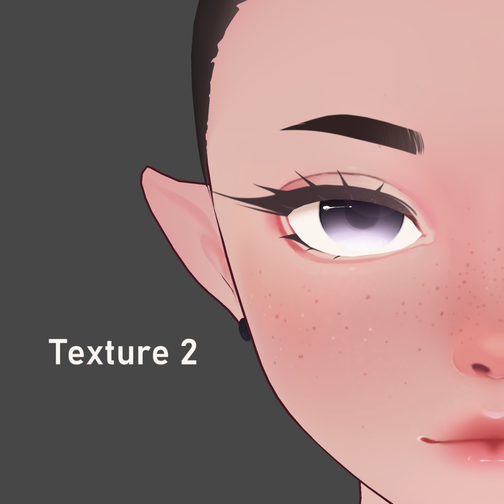 Cat Eyeliner V2 - VRoid Texture Pack