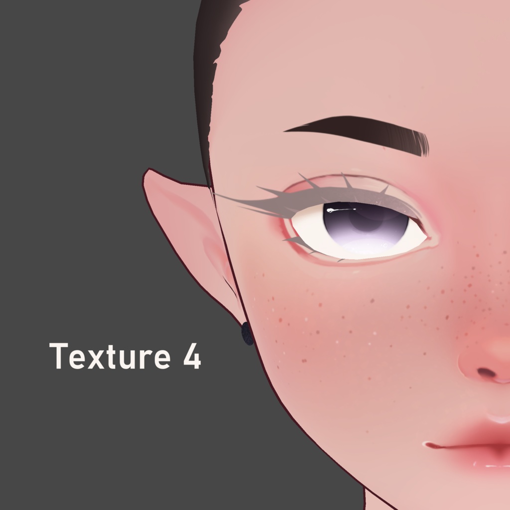 Cat Eyeliner V2 - VRoid Texture Pack