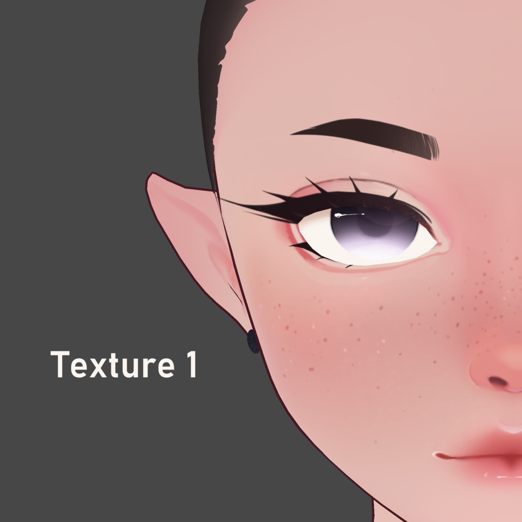 Cat Eyeliner V2 - VRoid Texture Pack