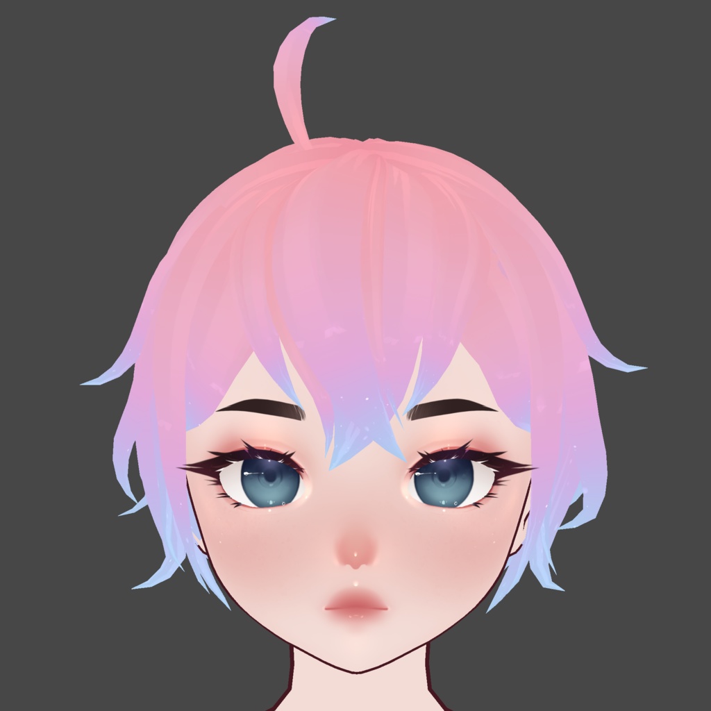 Blue to Pink - VRoid Hair Texture