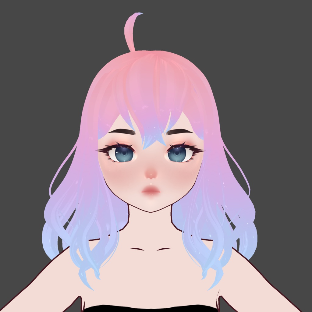 Blue to Pink - VRoid Hair Texture