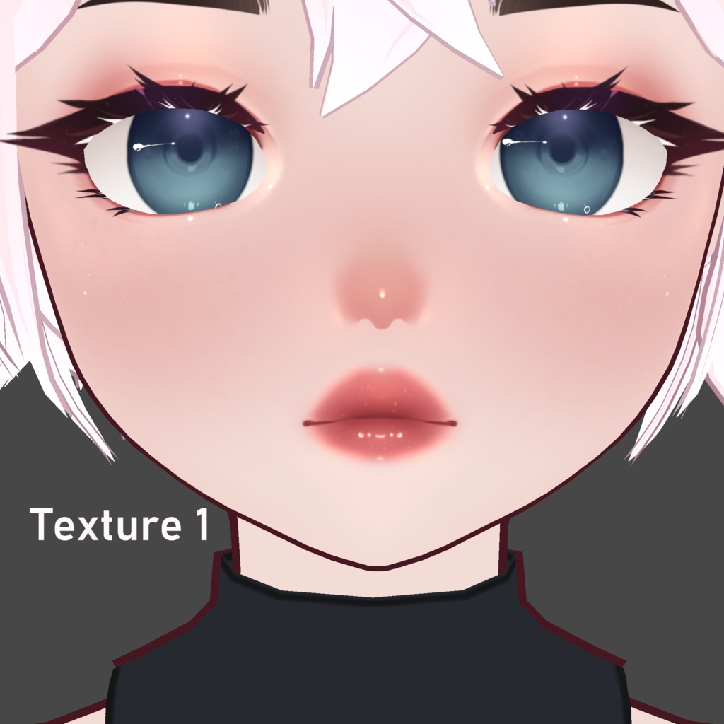 Sparkly Lip Gloss - VRoid Lip Texture Pack